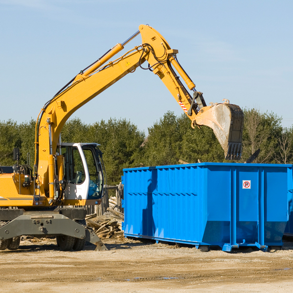 are there any restrictions on where a residential dumpster can be placed in Dale OK